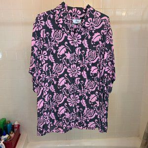 Brioni Men's Size XXL Neiman Marcus Short Sleeve (Camp) Shirt Hawaiian Italy